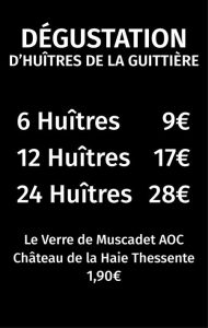 Dégustation d'huitres à Talmont Saint Hilaire en Vendée